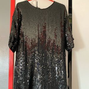 Black woman’s sequins dress extra-large